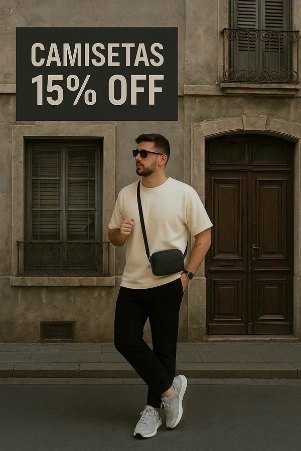 Camisetas 15% OFF