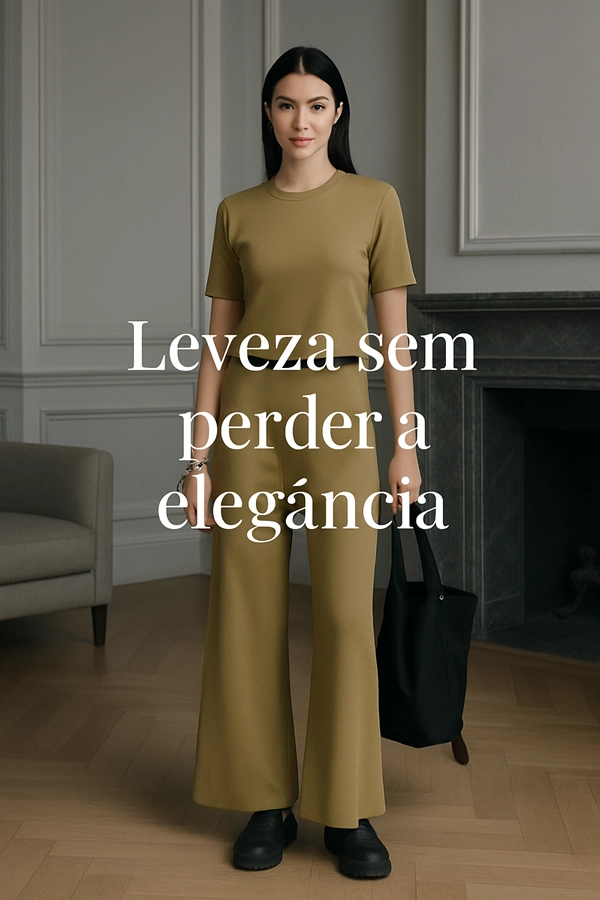 Leveza sem perder a elegância