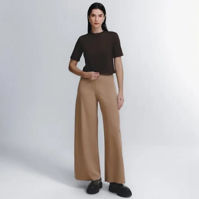 Blusa Cropped Manga Curta Boxy