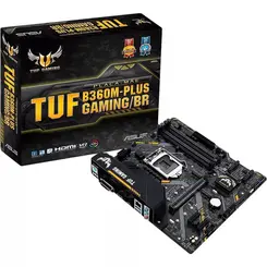Placa-Mãe Asus p/ Intel 1151 TUF B360M-PLUS GAMING/BR 4xDDR4 mATX 90MB0Y40-C1BAY0