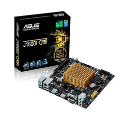 Placa-Mãe Asus p/ Intel Celeron 1151 J1800I-C/BR 2xDDR3 Mini ITX