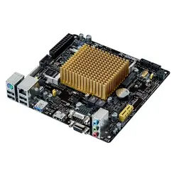 Placa-Mãe Asus p/ Intel Celeron 1151 J1800I-C/BR 2xDDR3 Mini ITX