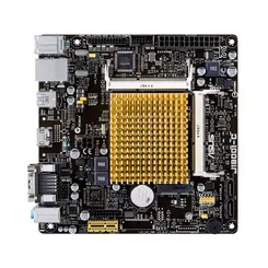 Placa-Mãe Asus p/ Intel Celeron 1151 J1800I-C/BR 2xDDR3 Mini ITX