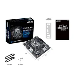 Placa Mãe Asus Prime para Intel LGA 1200 H510M-K R2.0 2xDDR4 mATX-90MB1E80-C1BAY0
