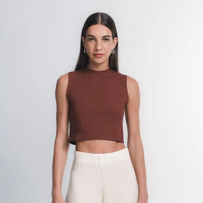 Blusa Cropped Regata Evershape