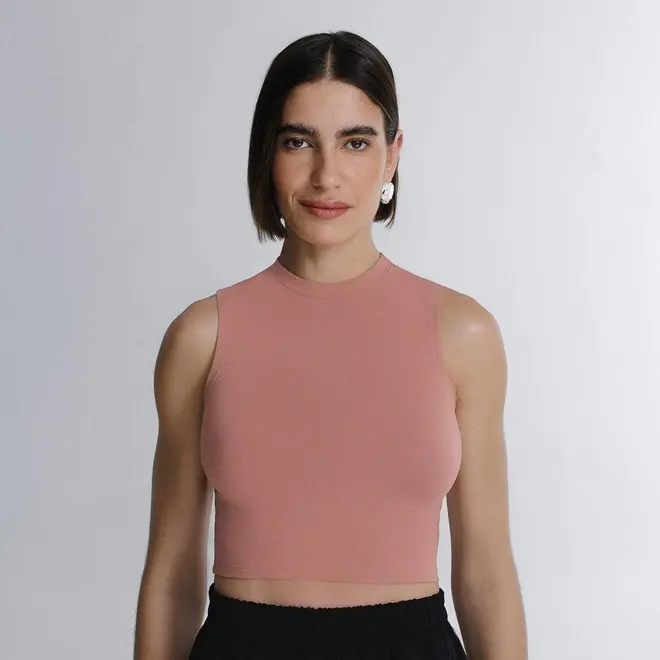 Blusa Cropped Regata Evershape