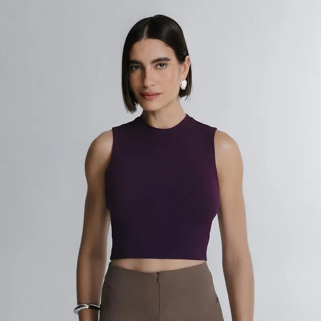 Blusa Cropped Regata Evershape