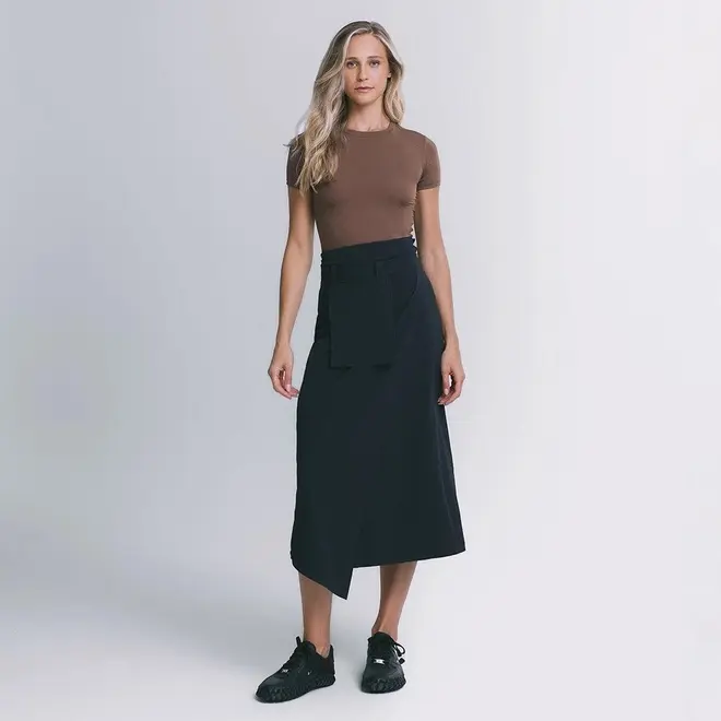 Blusa Cropped Manga Curta In Skin