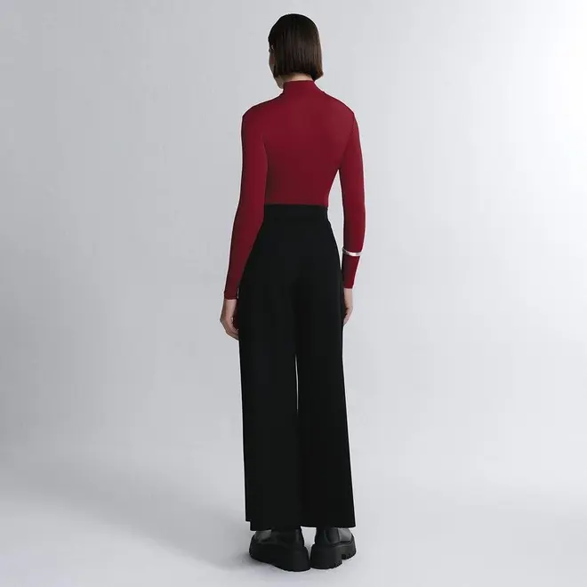 Blusa Cropped Manga Longa In Skin