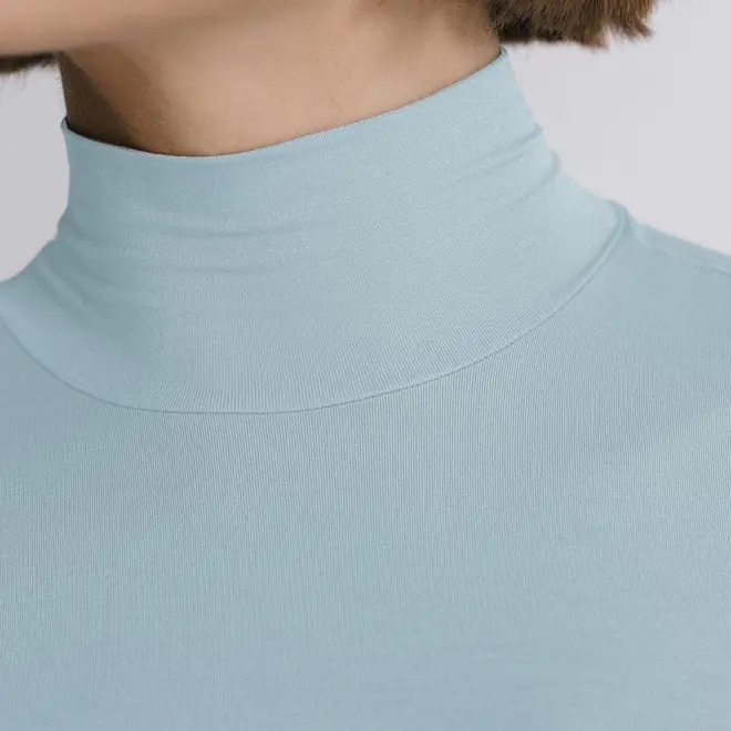 Blusa Cropped Manga Longa In Skin