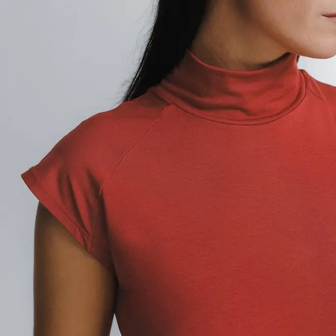 Blusa Gola Alta High Neck