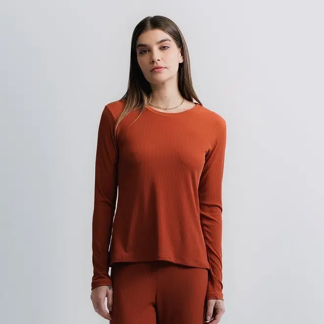 Blusa Manga Longa Air Loop