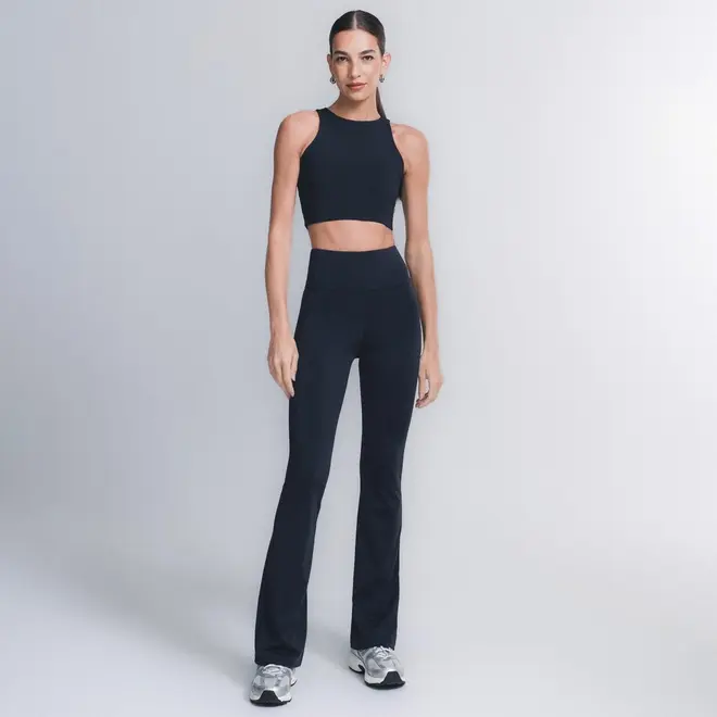 Calça Flare In Skin