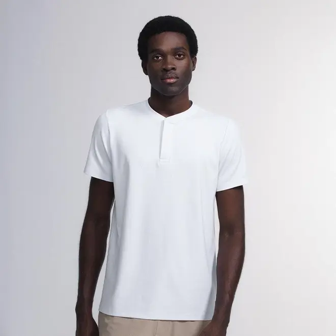 Camiseta Gola com Botões Game Changer