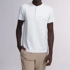 Camiseta Gola com Botões Game Changer