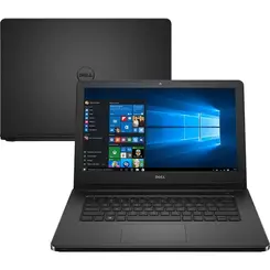 Notebook Dell Inspiron 5452 14'' HD Pentium N3700 500GB 4GB Win10 H Preto