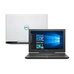 Notebook Dell Inspiron G7 15 7588 15.6'' FHD I7-8750H 1TB+256GB 16GB GTX 1060 6GB Win10 Pro Branco