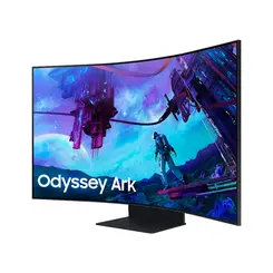 Monitor Gamer Smart Curvo Samsung Odyssey Ark 2º 55' Mini LED UHD HDR 165Hz 1ms HDMI DP VA FreeSync Pro - LS55CG97WNLXZD