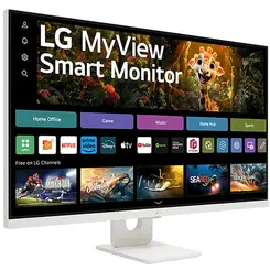 Monitor Smart LG MyView 32'' 4K HDR HDMI USB VA Wifi WebOS - 32SR73U-W.AWZM