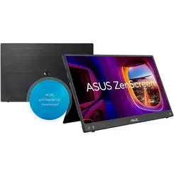 Monitor Portátil Asus ZenScreen LED 15.6'' FHD IPS Ultrafino USB C USB 3.0 Preto - MB16AHV