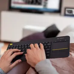 Teclado Logitech K400 Plus s/ Fio Touch 920-007125