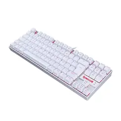 Teclado Gamer Redragon Kumara Lunar White Mecânico ABNT2 Switch Outemu Blue K552W-2