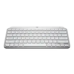 Teclado Sem Fio Logitech MX Keys Mini Bluetooth US Cinza Claro - 920-010506