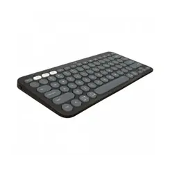 Teclado Sem Fio Logitech Pebble Keys 2 K380s Bluetooth Grafite