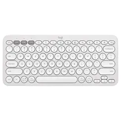 Teclado Sem Fio Logitech Pebble Keys 2 K380s Bluetooth Branco US -  920-011790