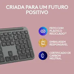 Teclado Logitech Signature Slim K950 Grafite - 920-012433